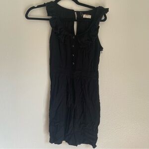 Urban Outfitters Black mini dress ruffles